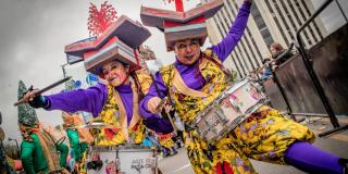 Desfile de comparsas en imágenes. Cumple de Bogotá 6 de agosto 2023