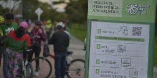 Puntos de Registro Bici habilitados esta semana en Bogotá 