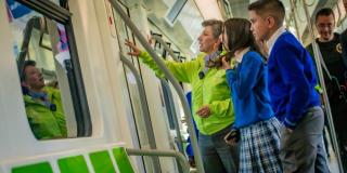 Vagón Escuela Metro ubicado en el Parque de los Niños y las Niñas