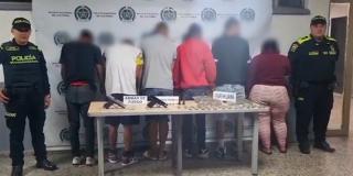 Policía capturó a seis personas por venta de estupefacientes en Usme