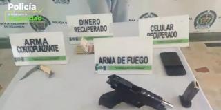 En flagrancia hombre capturado por hurto a establecimiento comercial en Kennedy