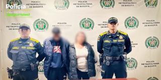 dos personas capturadas