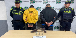 Policía capturó a 2 hombres por hurto en instalaciones del Acueducto de Bogotá 