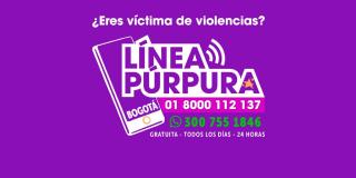 Cómo funciona Whatsapp Púrpura para atención de violencias en Bogotá
