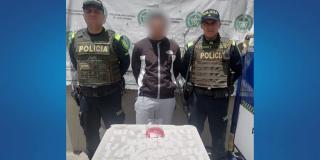 Policía captura a un hombre por tráfico de estupefacientes en Los Mártires 