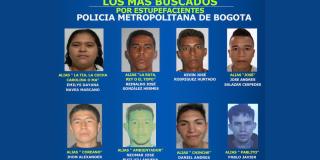 Estos son los más buscados por tráfico de estupefacientes en Bogotá