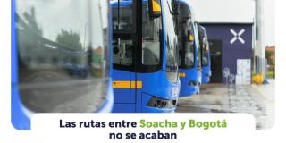 Dos nuevas rutas del SITP reforzarán la conexión entre Bogotá y Soacha