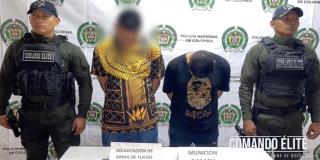 Policía capturó a dos hombres por porte ilegal de armas en Rafael Uribe Uribe 