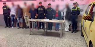 Policía capturó a 5 personas por tráfico de estupefacientes ¡Un taxi incautado!