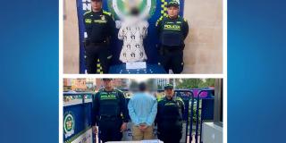Capturadas en flagrancia 2 personas por tráfico de estupefacientes en Santa Fe 