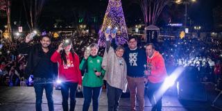 Alcaldesa inauguró la 'Ruta de la Navidad' desde Fontibón.