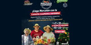 Cómo comprar en la Mercatón Campesina en Bogotá hasta 21 de diciembre 