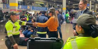 Feria de Seguridad Turística en la Terminal de Salitre de Bogotá