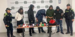Capturadas 5 personas por hurto en Usaquén ¡Intentaron escapar por los techos! 