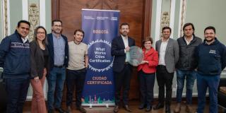 Bogotá recibió certificación oro What Works Cities por uso de datos