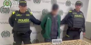 ¡En flagrancia! Capturado un hombre por tráfico de estupefacientes en Usme 