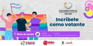 Inscríbete como votante en elecciones Consejo al Consultivo LGBT 