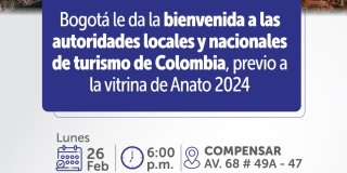 Bogotá da la bienvenida al turismo previo a la vitrina de ANATO 2024