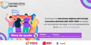 Postúlate a curul Universidades en elección atípica LGBT del IDPAC
