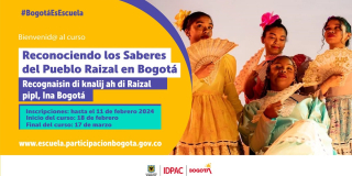 Inscríbete al curso Reconociendo los Saberes del Pueblo Raizal en Bogotá