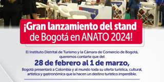 Vive el gran lanzamiento del stand de Bogotá en ANATO 2024