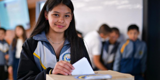 Alumnos de colegios de Bogotá elegirán Gobiernos Escolares 2024 