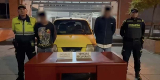 Tres personas fueron capturadas luego de robar taxi en Bogotá