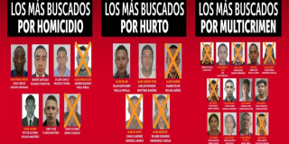 Autoridades han logrado 10 capturas del cartel de ‘Los más buscados’ en Bogotá 