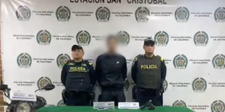 ¡Capturado ‘Morelo’! Usaba una motocicleta para hurtar en San Cristóbal 