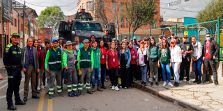 Ciudadanía y autoridades recuperaron espacio público en sector Eduardo Santos