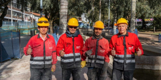 Personas de construcción