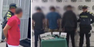 Seguridad en Semana Santa: 4 capturados por porte ilegal de armas y alucinógenos