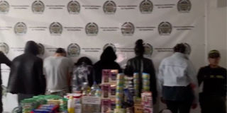 Policía capturó a seis personas por hurto ¡Mercancía recuperada!