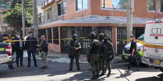 A disparos recibieron a la Policía durante allanamiento en Bogotá