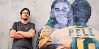'Pelé Besuquero' del artistas Luis Buenos en la FILbo 2024 
