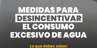 Esto es lo que debes saber sobre la medida para desincentivar el consumo de agua