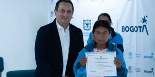Comunidad Emberá recibió certificación de promoción en salud en Bogotá
