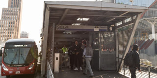 Las tres fases del cierre de la estación de TransMilenio Calle 26