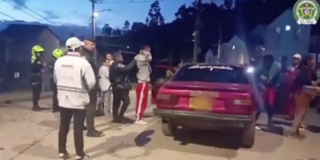 3 capturados y 2 menores aprehendidos en megatoma en San Cristóbal 