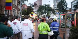 Marchas taxistas en Bogotá Distrito alista plan de seguridad