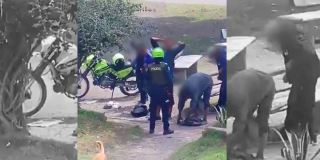 Hombre que vendía drogas fue captado por cámara y capturado en Bogotá