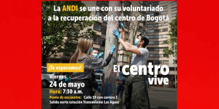 Jornada embellecimiento y recuperación espacio público Bogotá 24 mayo