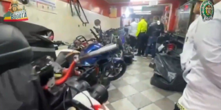 Desmantelado desguazadero de motos en Tunjuelito en Bogotá 
