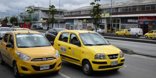 Movilidad y puntos de concentración paro de taxistas en Bogotá 14 mayo