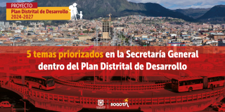Sec. General presentará apuestas del Plan de Desarrollo en gestión pública