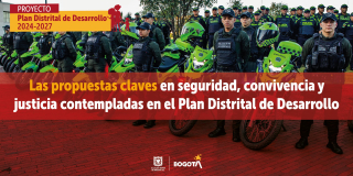 Bogotá avanza en seguridad, una de las mayores apuestas del Plan de Desarrollo