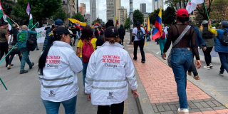 Paro de maestros de Fecode en Bogotá: Distrito acompaña movilizaciones