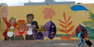 Bogotá resplandece con intervención artística de jóvenes del IDIPRON