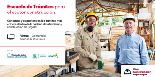 Cursos gratis en Bogotá: Escuela de Trámites para sector construcción 