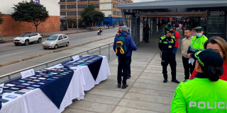 Celulares hurtados fueron recuperados por Policía en Bogotá ¿Alguno es tuyo?